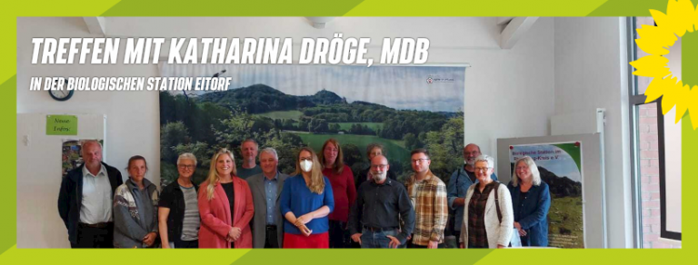 Der Besuch von Katharina Dröge in Eitorf