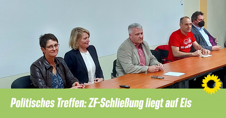 Politisches Treffen: ZF-Schließung liegt auf Eis